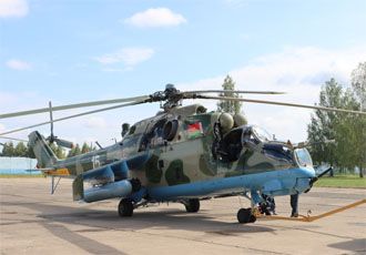 Оршанский авиаремонтный завод вернул в армейский строй очередной отремонтированный Ми-24